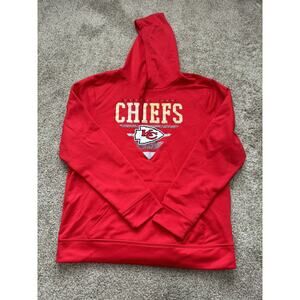 Kansas City Chiefs Sweatshirt Mens Large NFL Team Apparel Red Logo Graphic